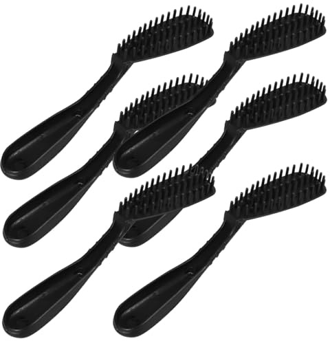 Beavorty Set 6 Pennelli per Tintura Chioma in Pp Lavabili, Pettine Spazzola per Tintura Fai da Te e Salone Parrucchiere, Strumento Pratico per Colorazione Professionale dei Chioma