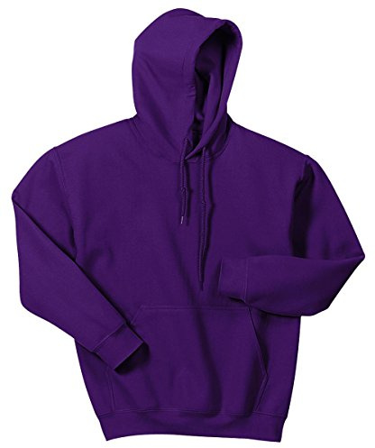 GILDAN Men's Heavy Blend Hooded Sweatshirt Purple XL