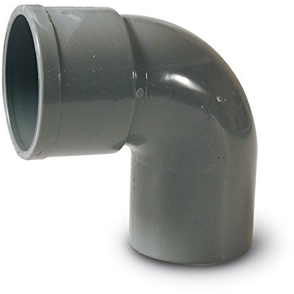 Anzapack 857702K - Codo De Pvc De 87º Macho-Hembra De 40 Mm.