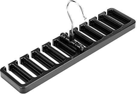 Gürtelhalter Krawattenhalter mit 10 Schlitzen für Krawatten und Gürtel, Belt Hanger, Belt Hanger
