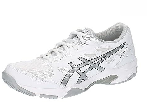 ASICS Damen Gel-Rocket 11 Sneaker, White/Pure Silver, 37 EU