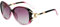 Belachick Sonnenbrille Herren Damen Unisex Einfache Perle Polarisierte Sonnenbrille Damen Große Rahmenbrille Lila