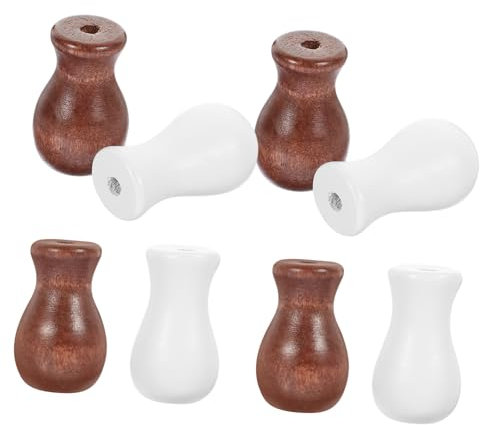 Alipis 8stücke -kordelknöpfe Für Jalousien Minimalistische Ersatz-kordelenden Für Wohnräume Schlafzimmer Und Dekorative Holzperlen Für Und Vorhänge