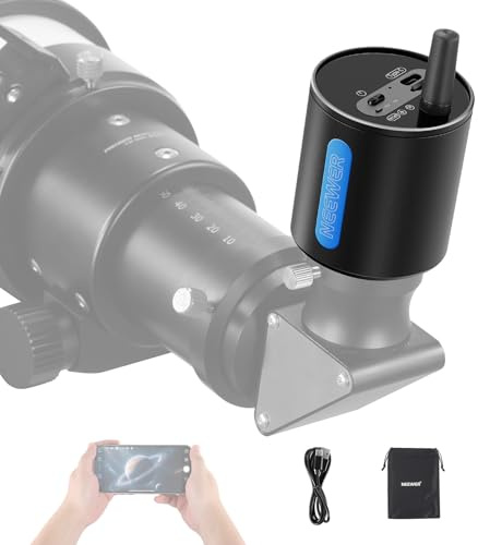 NEEWER 1.25 Electronic Telescope Eyepiece with WiFi Hotspot, App Control, USB C 2MP 1080P Guiding Camera for Astrophotography Skywatching Birdwatching Astronomical Observation, LS-T22