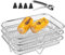 Air Fryer Racks, 3X Stackable Stainless Steel Grill Mesh Holder, Air Fryer Cooking Racks, Stainless Steel Air Fryer Basket Tray, Cooking Stand for Steaming Cooling Drying