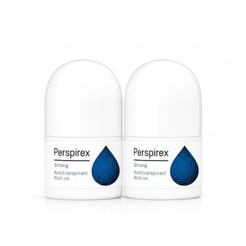 Perspirex ® Confezione da 2 deodoranti roll-on antitraspiranti potenti da 20 ml