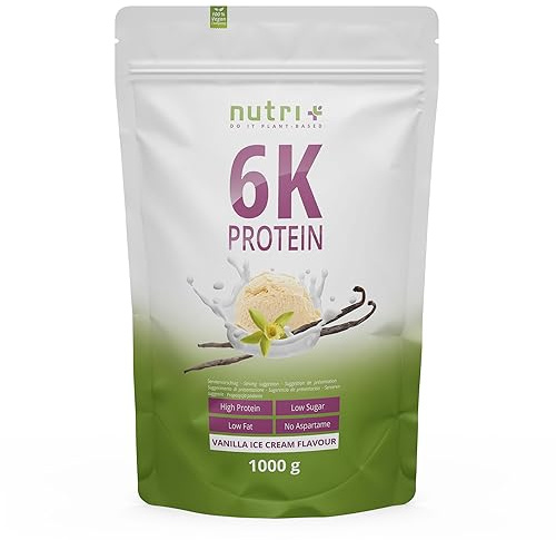 Multicomponent Protein Powder VANILLE ICE CREAM - laktosfri proteinkälla 82,2% protein - Shake Vanilla Ice Cream - Protein Complex - 1000g