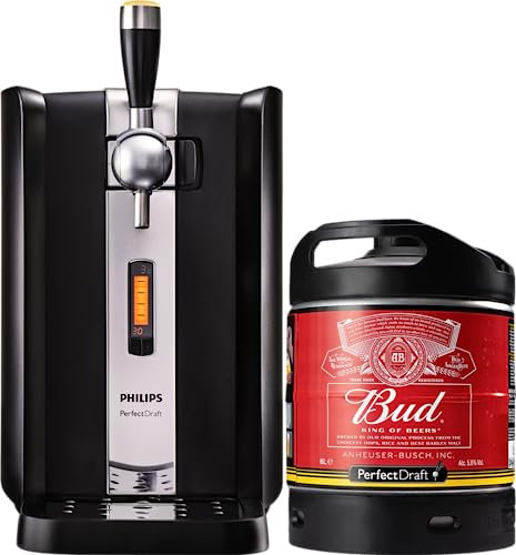 PerfectDraft Pro – Pack Tireuse À Bière + 1 Fût Jupiler 6L – Machine Pression À Domicile – Refroidissement À 3°C – 30 Jours Fraîcheur – Écran LED Température – Idée Cadeau Amateur Bière