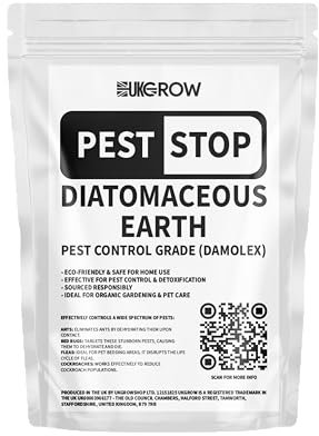 Pest Stop Diatomaceous Earth – Natural Insecticide for Effective Home & Garden Pest Control – Targets Ants, Bed Bugs, Fleas, Cockroaches – Non-Toxic & Eco-Friendly (1, Kilograms)