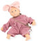 Götz 2333013 Baby Pure Cosy Lina BlackBerry - 33 cm große Babypuppe aus Natur-Kautschuk ohne Haare, Blaue Augen - vegan & ökologisch ab 18 Monaten Monaten