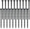 Pali del paesaggio, pali del prato a spirale 100pcs, paesaggio da 8 pollici, plastica riutilizzabile per terra, barriera delle erbe infestanti, cortile, giardino, erba artificiale