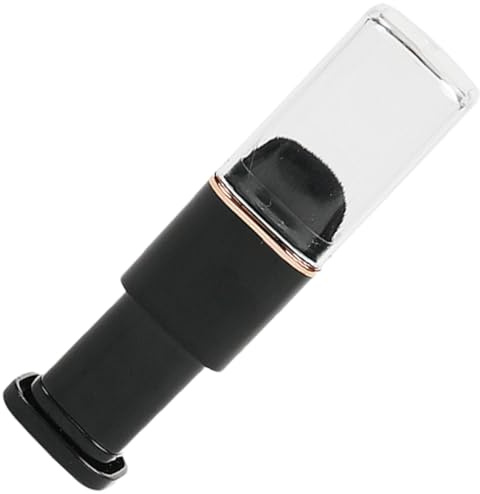 COHEALI Brocha de Maquillaje Retráctil Negra para Viaje, Pincel Multifuncional para Rubor y Polvos Sueltos Cerdas Sintéticas, Compacto y Portátil para Maquillaje Facial