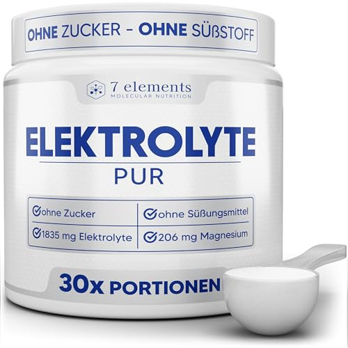 Elektrolyte PUR - 210g (30 Portionen) - Ohne Zucker & Süßungsmittel, KETO