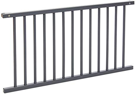 babybay Verschlussgitter für Kinderbettnutzung passend für Modell Boxspring XXL, schiefergrau lackiert