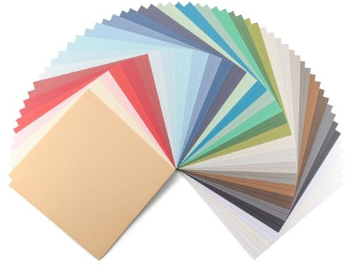 Florence Struktur Papier Tonkarton 250 g - Sammelpackung – 30,5 x 30,5 cm - Kartengestaltung - Scrapbooking Bedarf - Elegante Einladungen, Geschenkboxen und Kunstprojekte