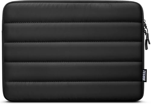 TECOOL Funda Portátil 16 Pulgadas para Macbook Pro 16 M5 M4 M3 M2 M1 2026-2023, 16 Lenovo Ideapad Thinkpad HP DELL Acer Chromebook Laptop, 16 Notebook Protectora Funda Ordenador Bolsa Blanda, Negro