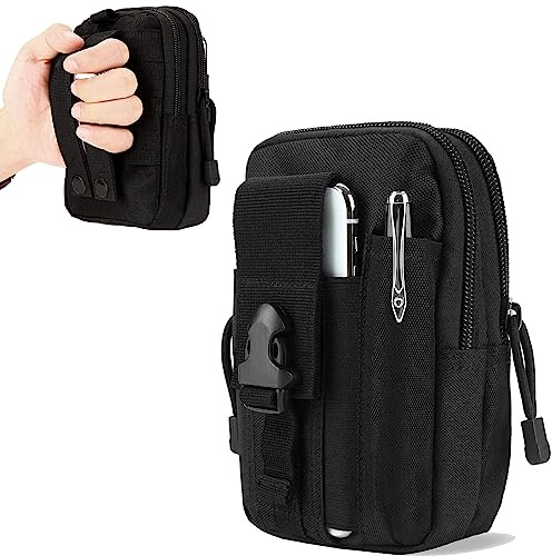 Military Tactical Molle Pouch Belt Utility Pack for Men - Waist Bag for Sports, Hiking, Camping
