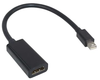 DIYEAH Mini Cavo Supporto Risoluzione Video per Connessione Laptop Monitor Stampante Nero