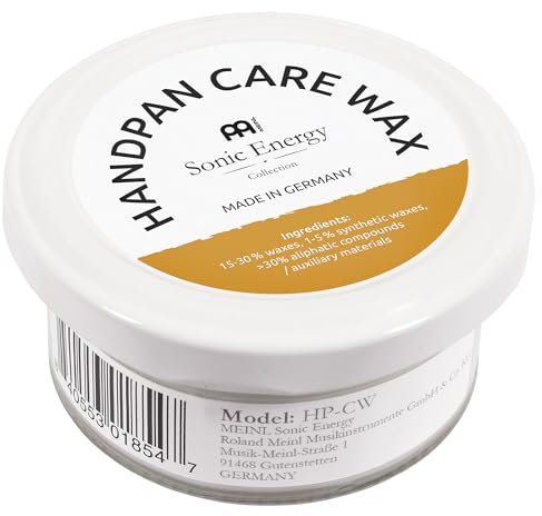 Sonic Energy Handpan Care Wax – For Unlacquered Handpans – 36 ml – For Polishing, Corrosion Protection (HP-CW)