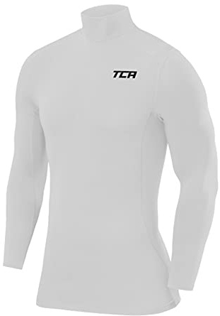 TCA Herr Pro Performance Kompressionsunderställ med lång ärm och termisk topp - Mock Neck