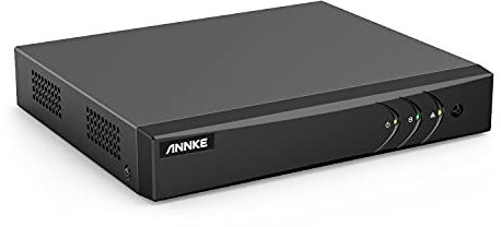 ANNKE 4 Channel 3K Lite DVR Recorder for CCTV System, 3K Security Video Hybrid DVR Box Support IP and Analog Cameras, Smart AI Human/Vehicle Detection, Email Alert, USB Backup, No Hard Drive