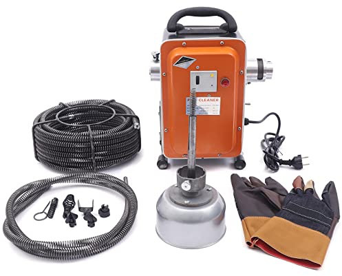 750W Rohrreinigungsmaschine Abflussreiniger Rohrreinigungsgerät für 20-150 mm