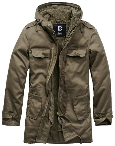 Brandit BW Parka Forest Hombre Parka Aceituna M 80% poliéster, 20% algodón