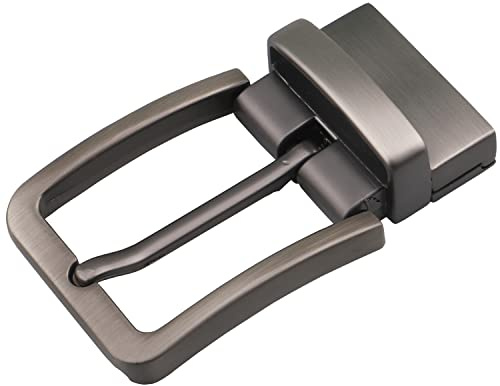 McFanBe Belt Buckle 28mm to 38mm Single Prong Square Belt Buckles for Women Men Replacement Leather Belt (35mm, Buckle19)