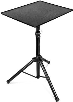 PROMASTER Universal Projector Stand - Height & Angle Adjustable Tripod | Holds Laptops, Computers, DJ Equipment & Projectors | Heavy Duty & Lightweight | Perfect for Stage, Studio, & Office Events