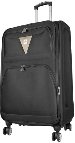 Warenhandel König Nylon Weichgepäck Koffer Trolley Menorca - Farbe Schwarz - Gr. XL