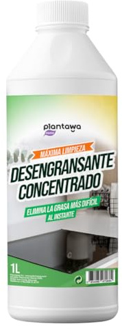 PLANTAWA Desengrasante Concentrado 1L | Limpieza profunda de cocina y baño | Quitagrasas multisuperficie potente, eficaz y versátil para el hogar