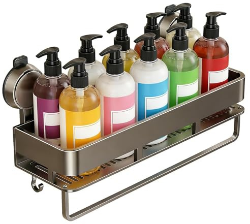Étagère d'évier – Design compact et polyvalent, montage facile, matériau en aluminium durable, rangement pratique stable | Accessoires de rangement muraux pour salle de bain, cuisine, chambre à