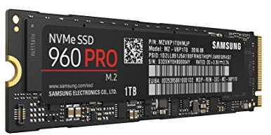 SAMSUNG 960 PRO 1TB SSD PCIe NVMe M.2 Internal SSD (MZ-V6P1T0BW)