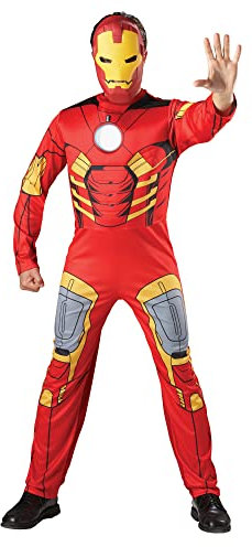 Official Rubies 810274STD000 Standard Adult Mens Deluxe Iron Man Costume Marvel Avengers