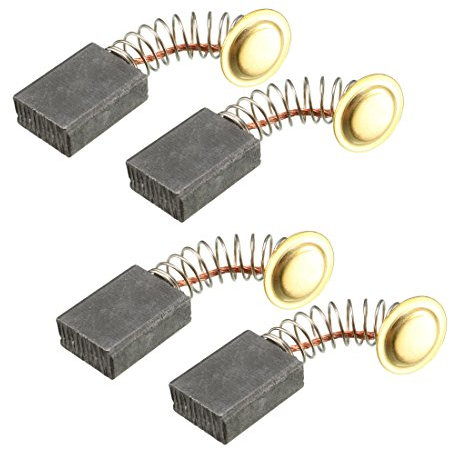 sourcing map Balais de charbon pour moteurs électriques 16 mm x 12,5 mm x 6,5 mm Pièce de remplacement de réparation 4Pcs
