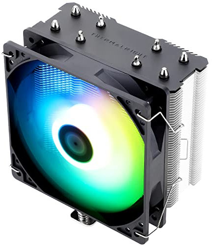Thermalright AssassinX120 SE ARGB CPU Luftkühler, AX120 SE ARGB, 4 Heat Pipes, TL-C12C-S PWM Leise Fan CPU Kühler mit S-FDB Lager, Für AMD AM4/Intel 1700/1150/1151/1200, Kompatibel mit Desktop