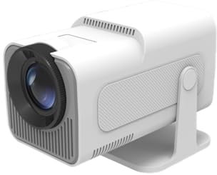 WOLFANG 4K Mini Projector【Built-in Apps/Official Netflix】, 26000 Lumen WiFi 6 Portable Projector with 50% Zoom, 180° Rotatable Smart Home Projector Compatible with TV Stick/iOS/Android/PC/PS5/HDMI/AV
