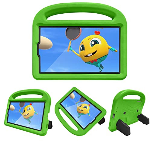 Resa med surfplatta Tablet Case Compatible with Samsung Galaxy Tab A7 Lite 8.7 T220 / T225 2021 Silikonväska Compatible with barn, Compatible with barn chocktäta lättviktigt droppskyddat stativ tablet