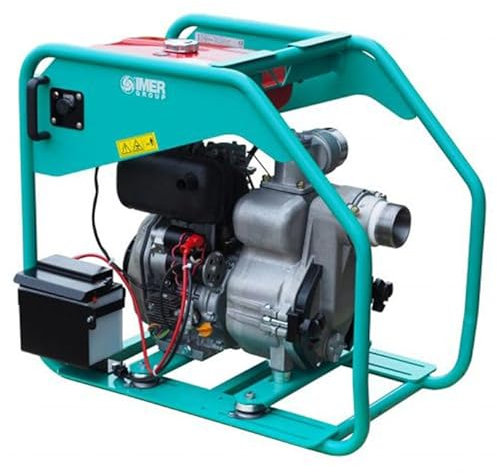 Motopompe diesel pour eaux très chargées débit 1150 l/min WORMS