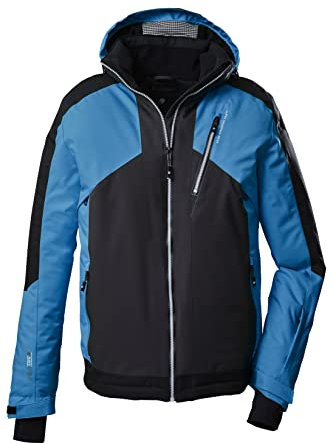 Killtec (KILAH) Herren Ksw 117 Mn Jacket Skijacke Funktionsjacke mit abzippbarer Kapuze und Schneefang, himmelblau, XL EU