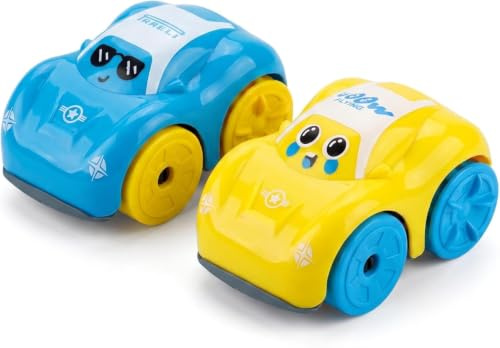 YounBeauty 2 Pack Cars Bath Toys Water Land Dual Mode Wind-Up Vehicle Self-Powered Mini Car for Pool Bathtub Smooth Surfaces