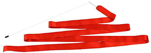 Gymnastikband Tanzband Turnband Rhythmikband Wirbelband Schwungband mit Stab 4 m