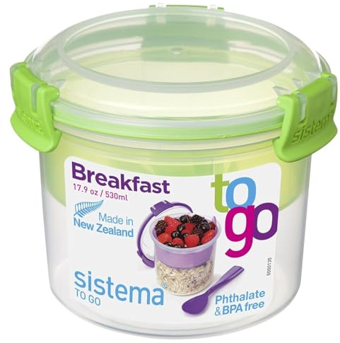 Sistema KLIP IT Dual Müsli- und Joghurtbehälter, 530 ml