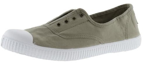 victoria Zapatillas 1915 Lona Tintada DREC & Elástico Central & Refuerzo Puntera 106623 para Mujer Aloe 38