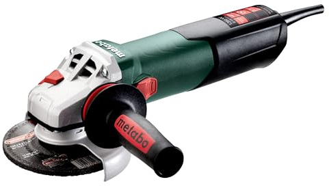 metabo Winkelschleifer WA 13-125 Quick - 1350 W, 125 mm Scheiben-Ø, 11.000 U/min, 3,4 Nm Drehmoment - Werkzeugloser Scheibenwechsel, kompakt & kraftvoll für Trennen, Schleifen & Fräsen - Inkl. Zubehör