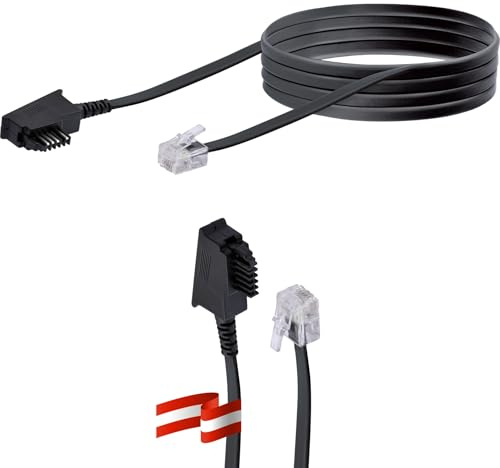SCHWAIGER -TAL8523 031- Telefonkabel (Österrike), kabellängd: 6 m