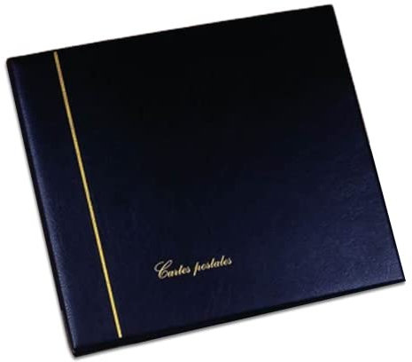 SAFE Articles de collectionneurs Album de cartes postales France avec 5 feuilles 6012 et 5 feuilles 6022 pour 120 cartes postales anciennes 9 x 14 cm