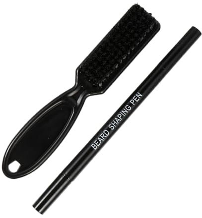 Beaupretty Füllstift & Bartbürsten-set – Styling-tools Für Männer Naturmaterial Ideales Bartpflege-