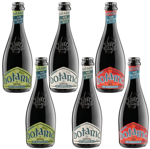 Baladin - Box Scorta Botanic - Mix: 4 Blonde, 4 Blanche, 4 IPA - Birra Analcolica - 12 bottiglie da 33 cl