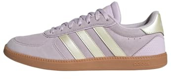 adidas Femme BREAKNET Sleek Shoes, Ice Lavender/Ice Gold Met./GUM10, 39 1/3 EU